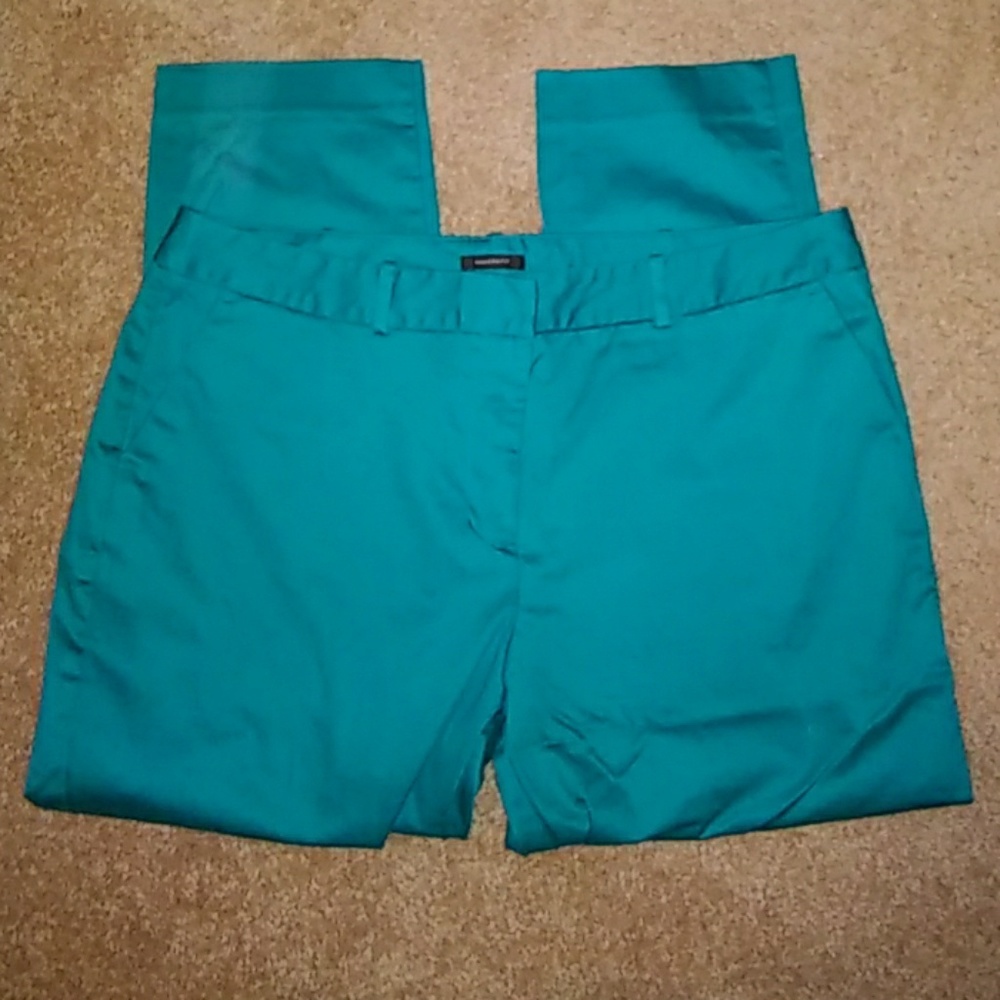 Teal dress capris